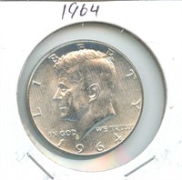 1964 Kennedy Silver Half Dollar