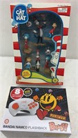 Cat in the hat & pac man toys