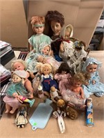 Vintage dolls and more.
