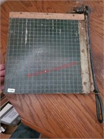 Vintage Paper Cutter (Upstairs Garage)