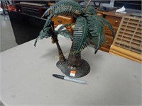 Metal Tabletop Palm Trees