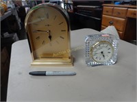 Howard Miller & Staiger Desk Clocks