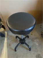 Black swivel stool