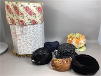 Assorted Hats and Hat Boxes - Very Unique