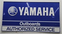 (Z) Yamaha Outboards Embossed Single Sided Sign