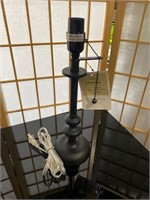 Small Stick Lamp Base Black - Threshold