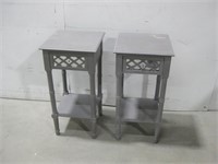 Two 14"x 14"x 28" Side Tables