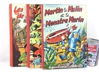 3 livres/BD's dont Martin Le Malin et le Monstre