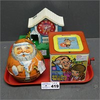 Mattel Wizard of Oz Jack in the Box, Tweety Clock