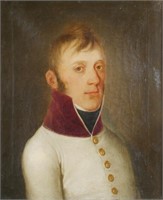 18th Century German Portrait, Oil on Canvas
