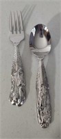 Gorham Utensils.  Elephant and Giraffe