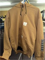 Carhartt size L hooded sweatshirt jacket