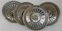 (4) FORD 1950s HUBCAPS