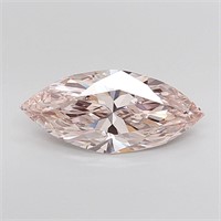 IGI 3.02 ct. Marquise Fancy Brownish Pink Diamond