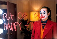 Joaquin Phoenix Autograph Joker Poster