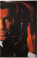 Pierce Brosnan Autograph James Bond 007 Poster
