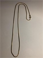 14KT GOLD NECKLACE CHAIN 24"