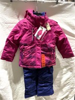 Xmtn Girls Snow Suit 2 Piece Size 6