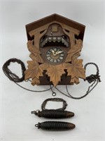 Lot of 2.  Black Forest German Coo-coo clock.  Bac