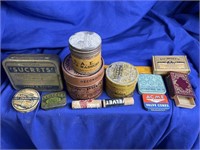 12 Assort. Advertising Containers/tins