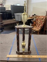 Large basketball trophy