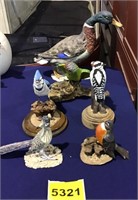 Assorted Bird Figurines, Goebel Stockenta Mallard