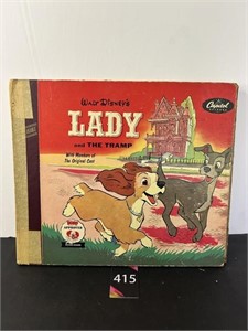 Walt Disney's Lady and The Tramp Capitol Records..