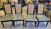 (4) upholstered seat chairs