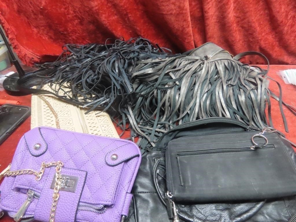 Aldo fringe purse, & others.