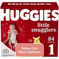 Huggies Little Snugglers Diapers  Size 1  84 Ct