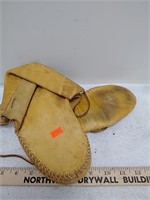 Leather moccasins