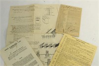 VINTAGE ENGINEER SCHOOL PAPERS