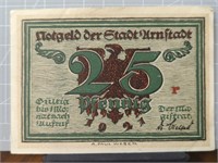 1920s German banknote