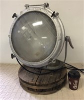 VINTAGE NEW YORK MADE NAUTICAL SEARCHLIGHT