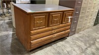 Drafting table/cabinet on wheels 54 x 36 x 39