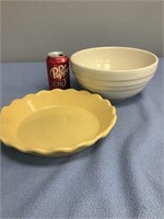 Pie Plate and Bowl