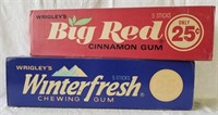 2 pcs. Vintage Wrigley's Chewing Gum POS Display