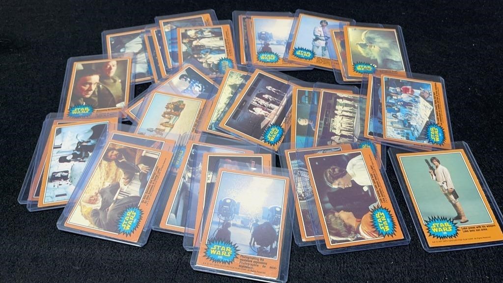 Collection Of 30 Vintage Star Wars Cards
