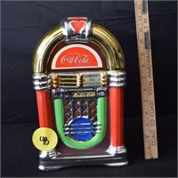 Coca Cola Rock n Roll Juke Box Cookie Jar