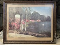 Vintage framed print