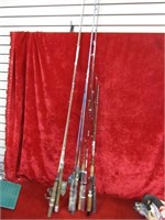 (8)Vintage fishing poles.