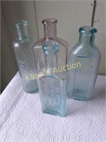 antique bottle collection drug store purple too ca
