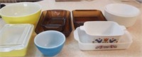 Lot of 10- Glassware Bowls & Dishes