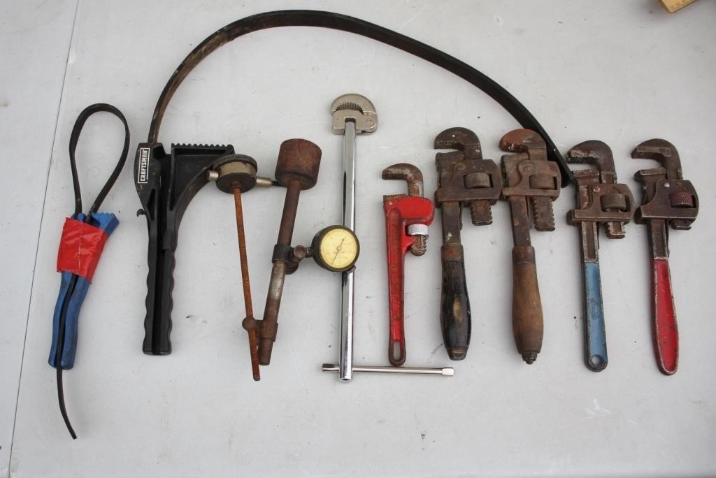 Assorted Pipe Wrenches