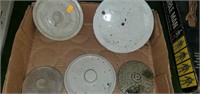 Flat of crock lids