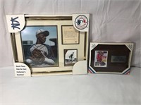 Satchell Page Pciture & Roy Plaque - NO SHIPPING