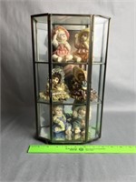 Dolls in Display Case