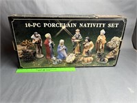 Porcelain Nativity Set