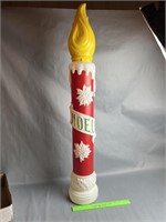 Empire Blow Mold Christmas Candle