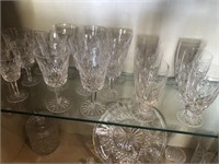 Waterford Glasses, wine tumblers, cordials & more